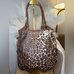 Jessica Simpson | Leopard Print Bucket Bag